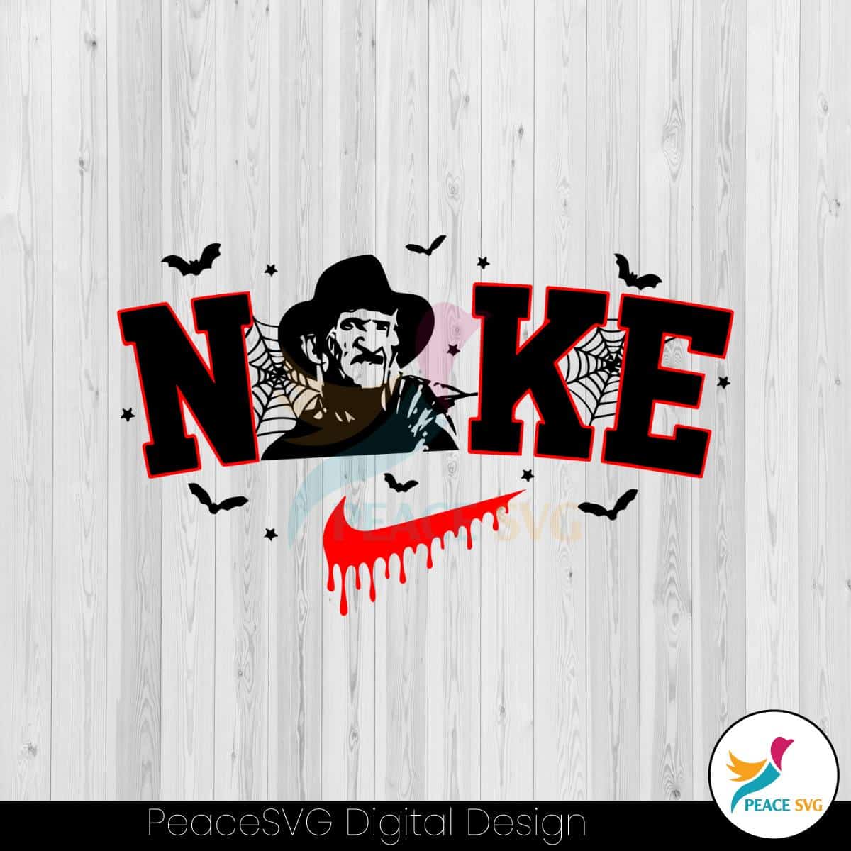 Nike Horror Movie Character Freddy Krueger SVG File For Cricut » PeaceSVG