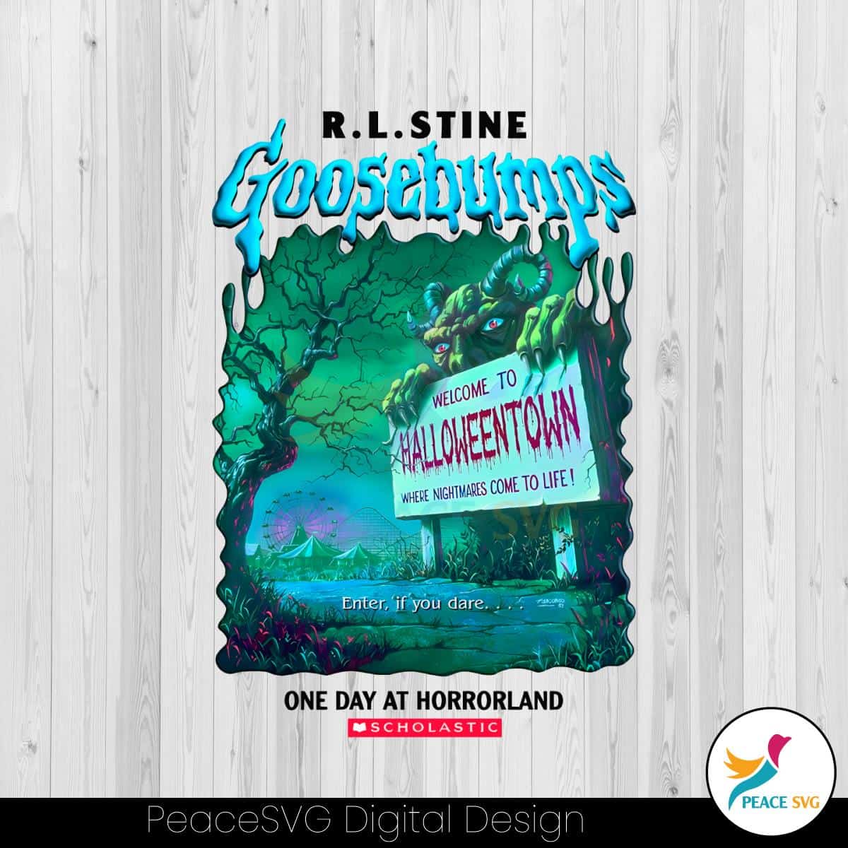 rl-stine-goosebumps-one-day-at-horrorland-png-download