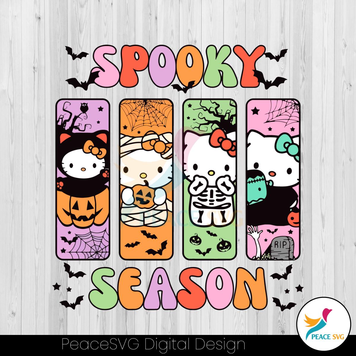 Spooky Season Halloween Kawaii Kitty SVG Cutting Digital File » PeaceSVG