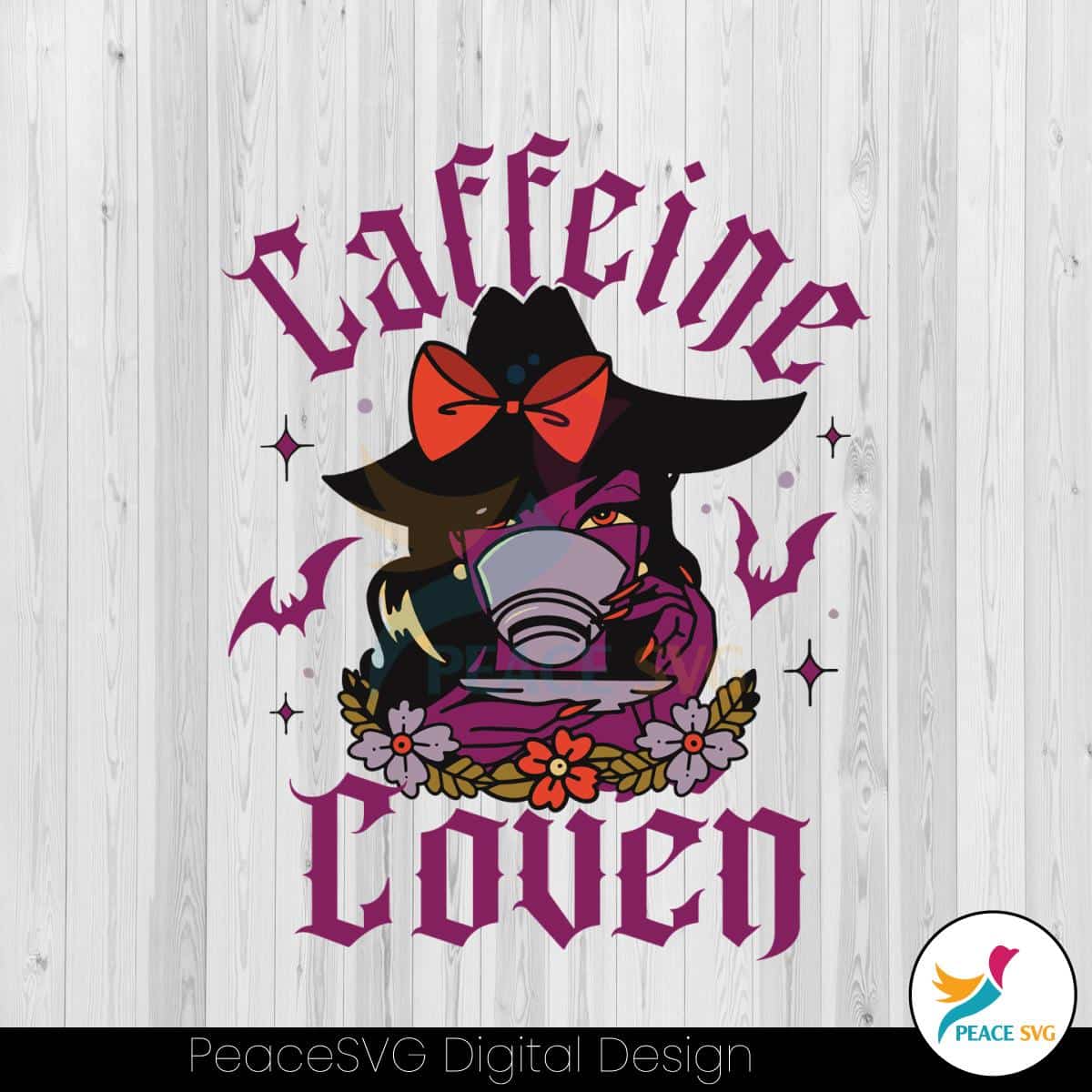 Halloween Witch Caffeine Coven Coffee Lover SVG Download » PeaceSVG