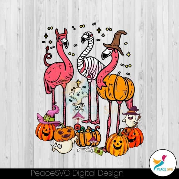 vintage-halloween-flamingo-png-retro-spooky-season-png