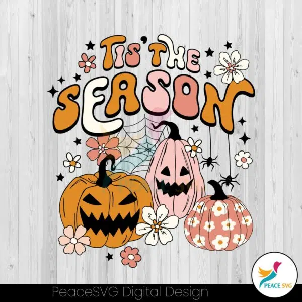 tis-the-season-groovy-halloween-pumpkin-svg-digital-file