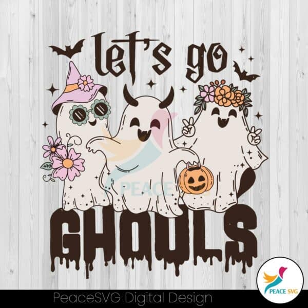 funny-lets-go-ghouls-floral-ghost-svg-digital-cricut-file