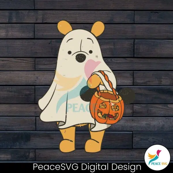 retro-pooh-ghost-halloween-disney-spooky-season-svg-file