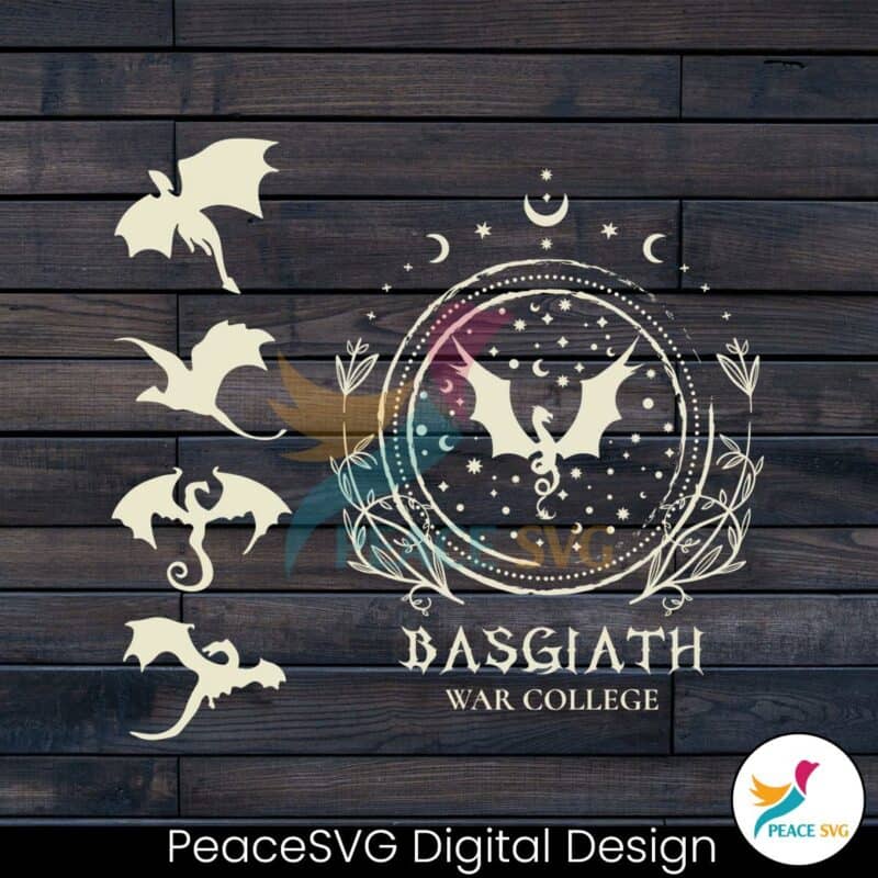 Basgiath War College Rebecca Yoros Svg File For Cricut Peacesvg 9633