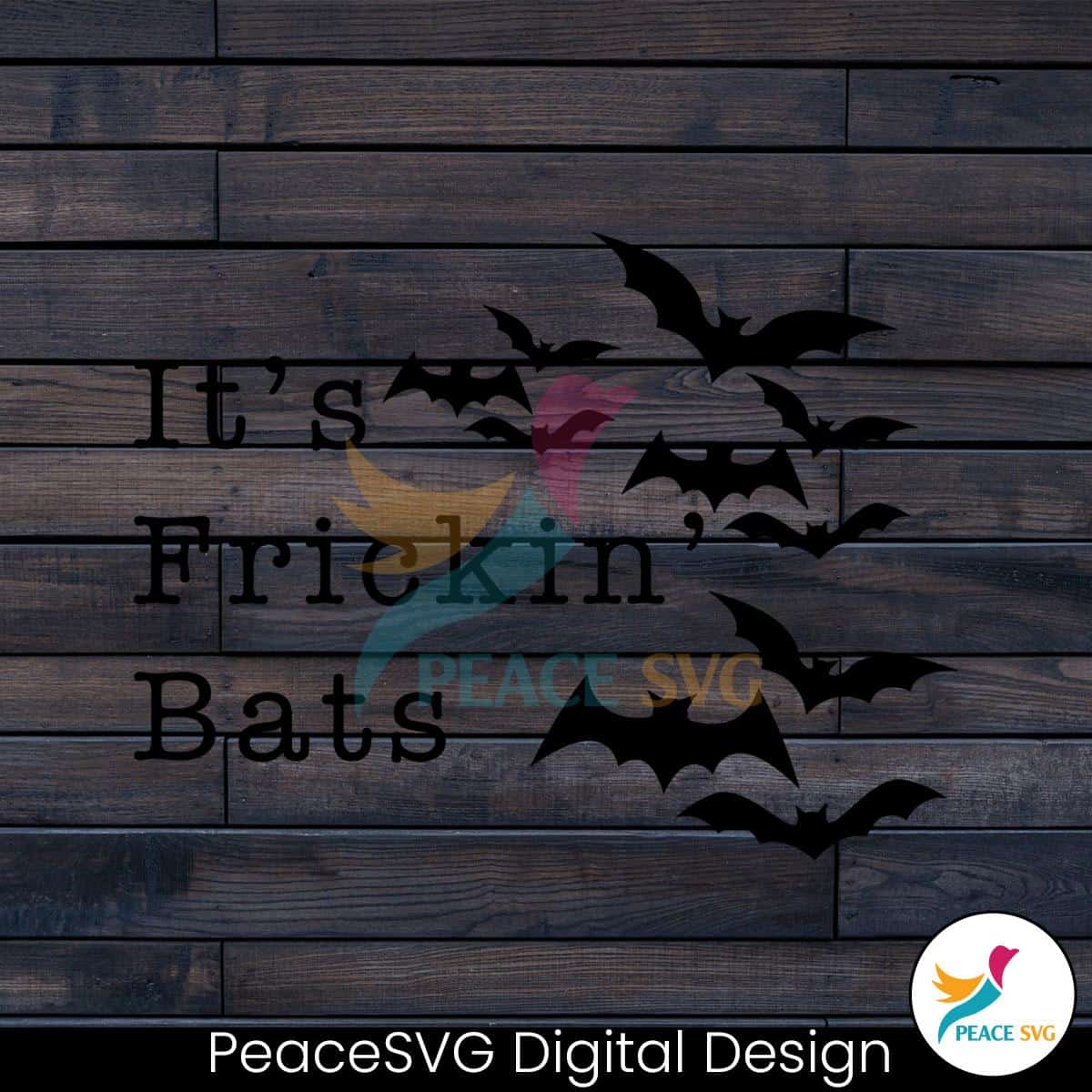 Vintage Its Frickin Bats Spooky Season SVG File For Cricut » PeaceSVG