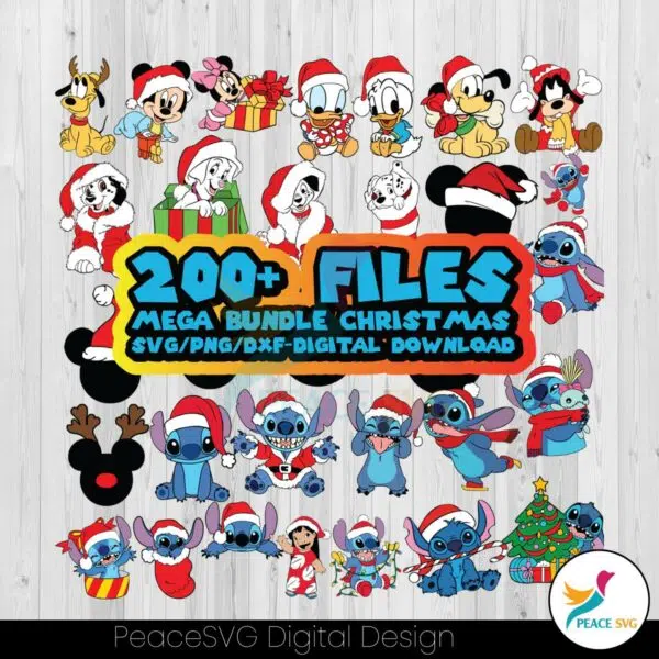 disney-christmas-svg-cartoon-characters-svg-bundle