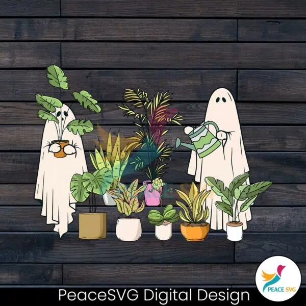 funny-ghost-plant-halloween-plant-lover-png-download