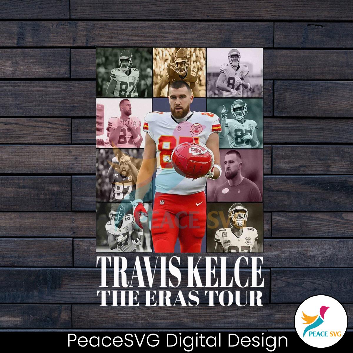 Travis Kelce The Eras Tour Kansas City Football PNG Download