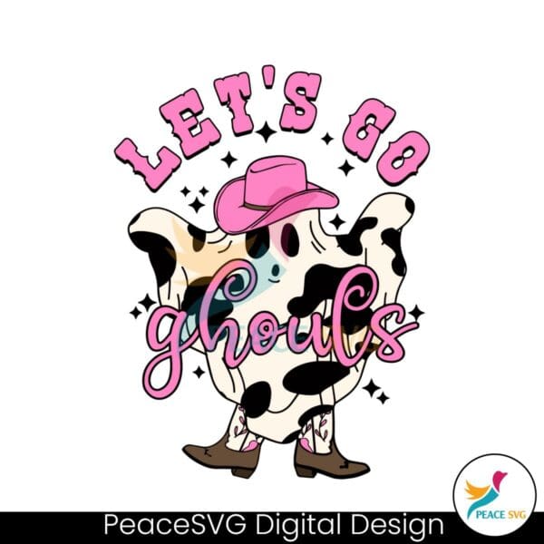 lets-go-ghouls-retro-halloween-western-cowboy-ghost-svg