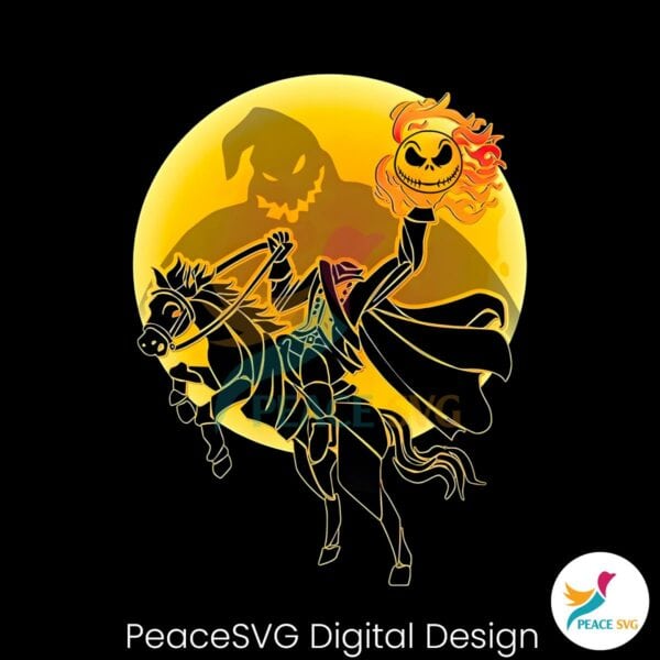 headless-horseman-jack-skellington-moon-png-download