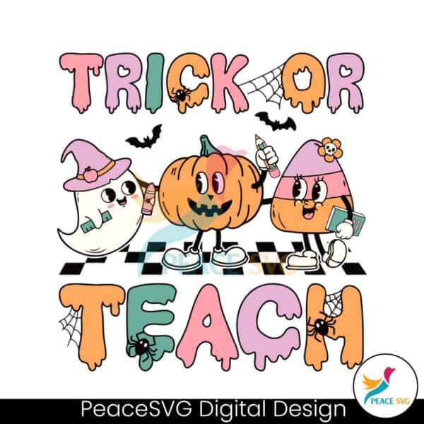 retro-cute-spooky-trick-or-teach-svg-graphic-design-file