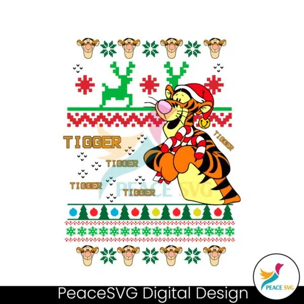 winnie-the-pooh-tigger-ugly-christmas-svg-download-file