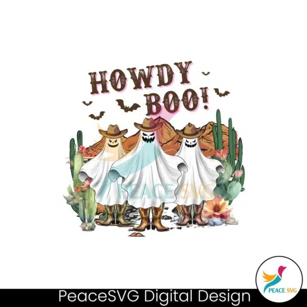 western-halloween-howdy-boo-png-sublimation-download