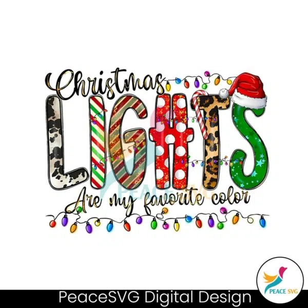 retro-christmas-light-are-my-favorite-color-png-download