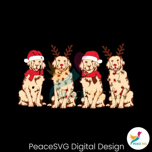 vintage-christmas-dog-santa-hat-reindeer-hord-svg-file