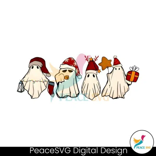 retro-christmas-ghost-santa-hat-png-sublimation-download