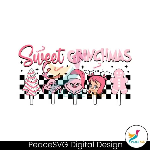 checkerboard-sweet-grinchmas-friends-svg-digital-cricut-file