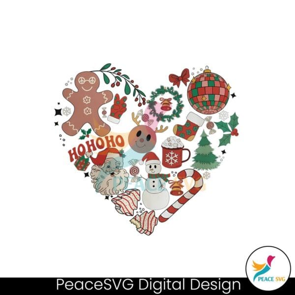 retro-christmas-wreath-heart-rudolph-santa-claus-png-file