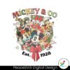 vintage-mickey-and-co-est-1928-christmas-wreath-png-file
