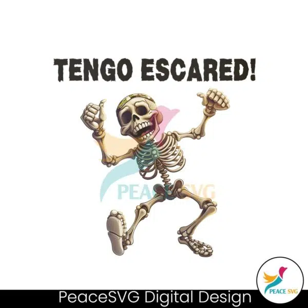 funny-spanglish-halloween-tengo-escared-png-download