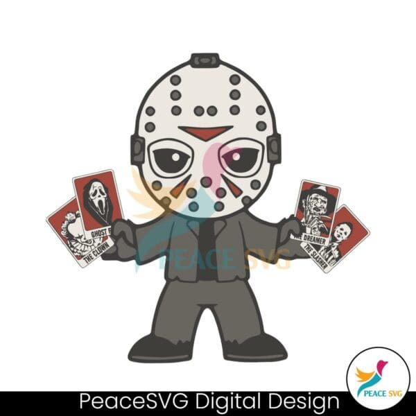 halloween-horror-characters-tarot-card-svg-graphic-file