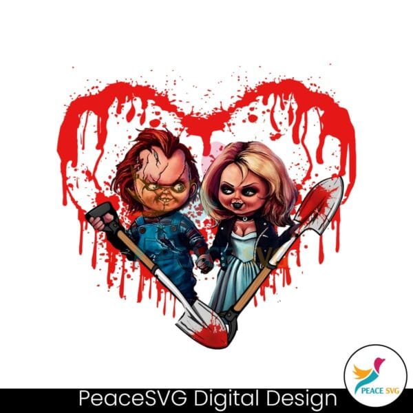 chucky-and-tiffany-true-love-halloween-couple-png-download