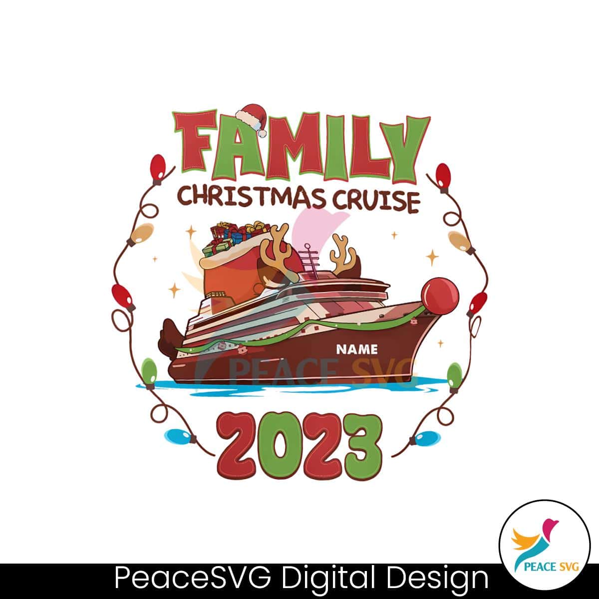 Personalized Christmas Cruise 2023 Vacation Squad SVG File » PeaceSVG