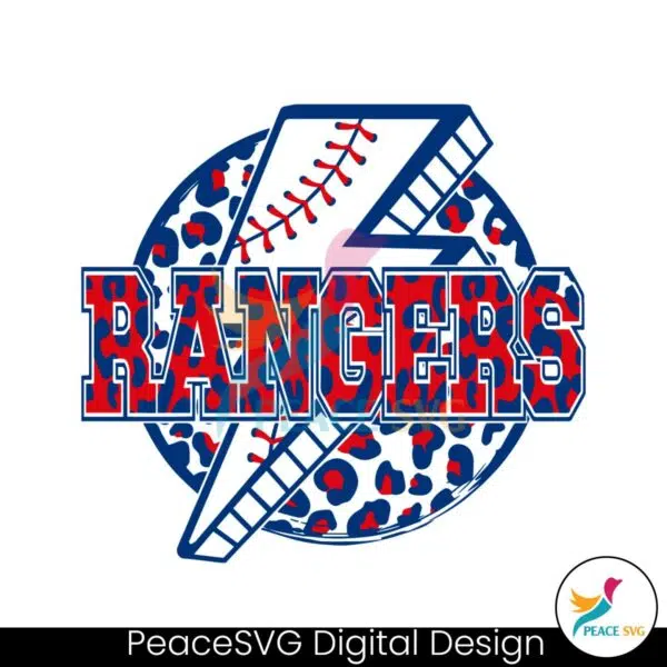 lightning-leopard-baseball-rangers-svg-cutting-digital-file