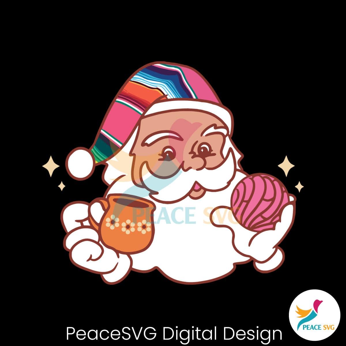 mexican-christmas-santa-claus-holding-cafecito-svg-file