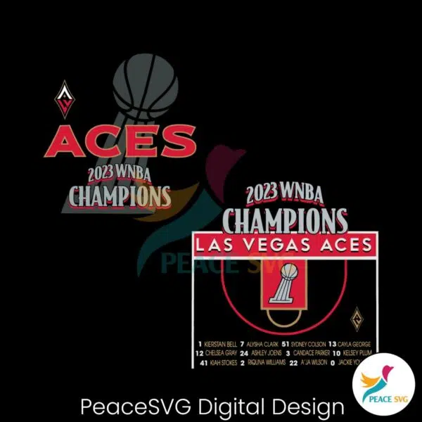 las-vegas-aces-wnba-finals-champions-player-roster-svg