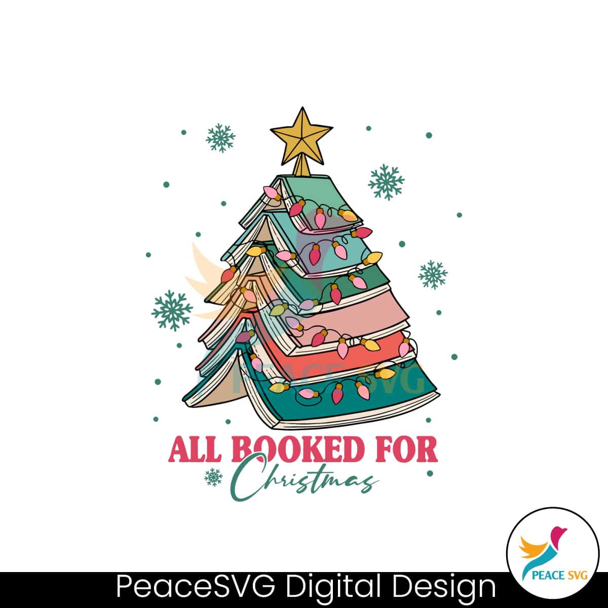 Christmas Tree All Booked For Christmas SVG File For Cricut » PeaceSVG