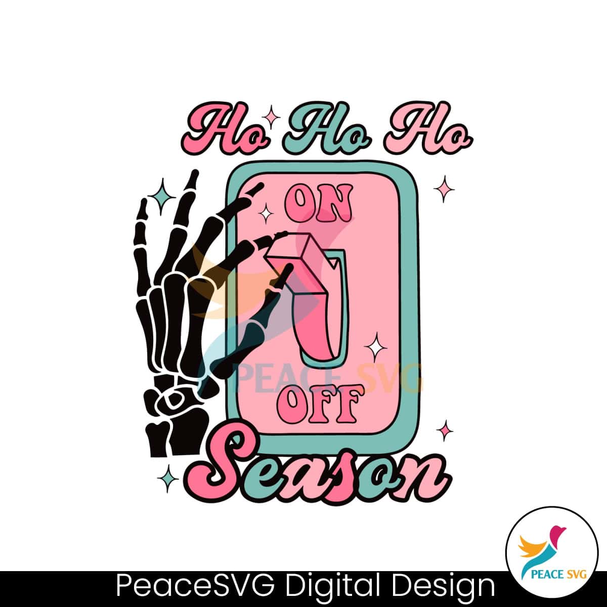 retro-christmas-ho-ho-ho-season-skeleton-hand-svg-file