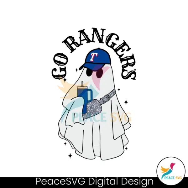 retro-go-rangers-spooky-baseball-png-sublimation-file