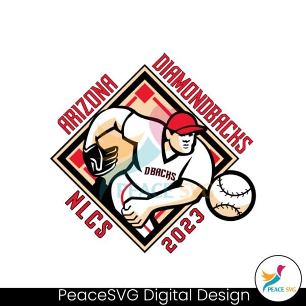arizona-diamondbacks-nlcs-champions-baseball-player-svg
