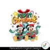 merry-christmas-minnie-mickey-magic-kingdom-svg-file
