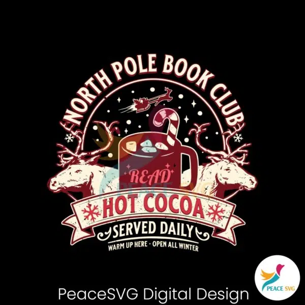 north-pole-book-club-hot-cocoa-svg-graphic-design-file