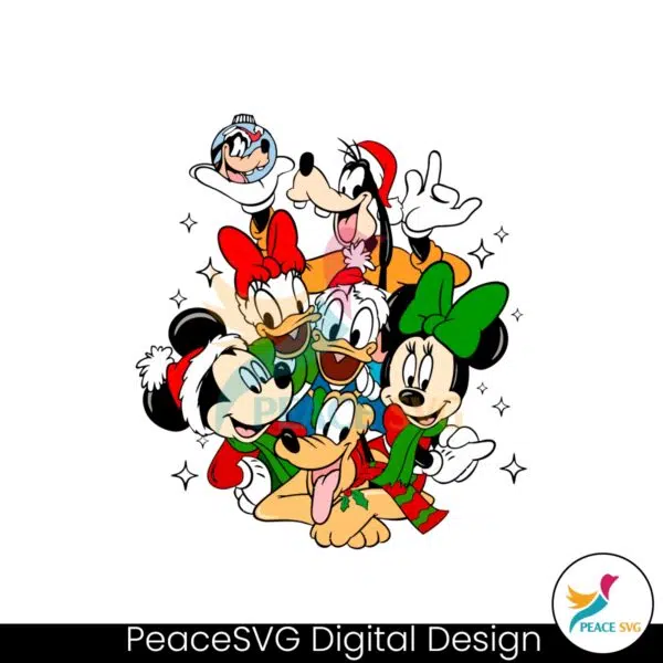 mickey-and-friends-christmas-magic-kingdom-xmas-svg-file