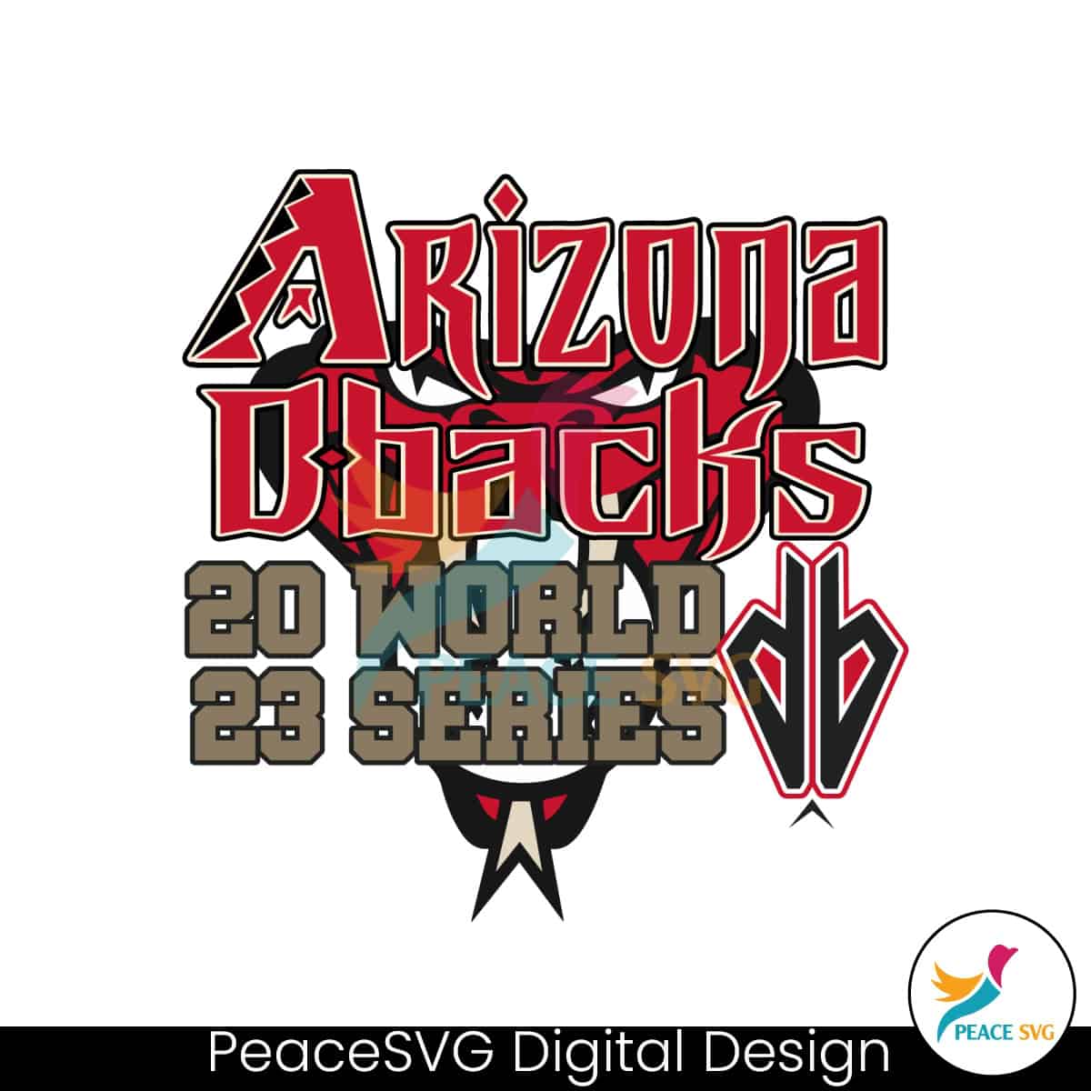 Arizona Diamondbacks 2023 World Series Snake Svg File » Peacesvg