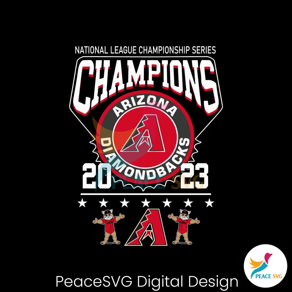 National League Championship Arizona Diamondbacks SVG Instant Download ...