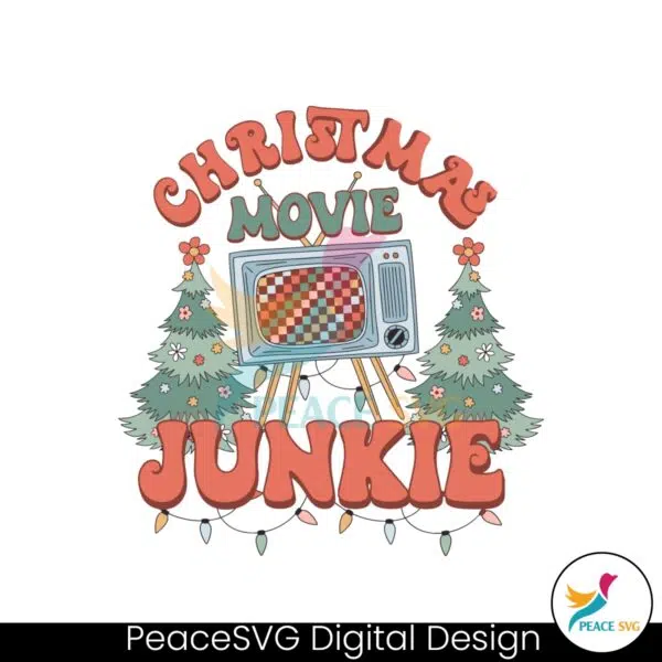 vintage-christmas-movie-junkie-svg-graphic-design-file