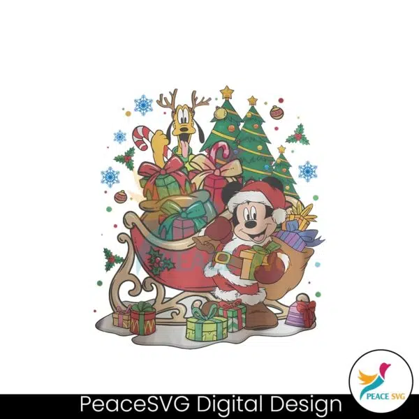 funny-mickey-and-friends-christmas-tree-png-download