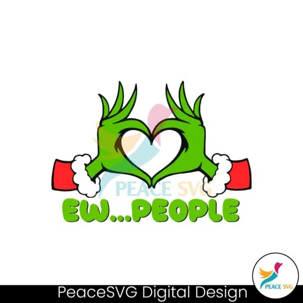 retro-ew-people-grinch-hand-svg-digital-cricut-file