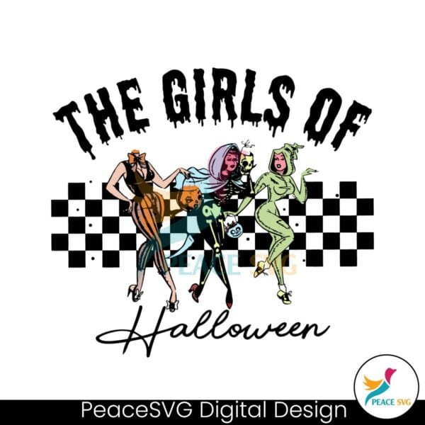 the-girls-of-halloween-90s-ghouls-svg-graphic-design-file