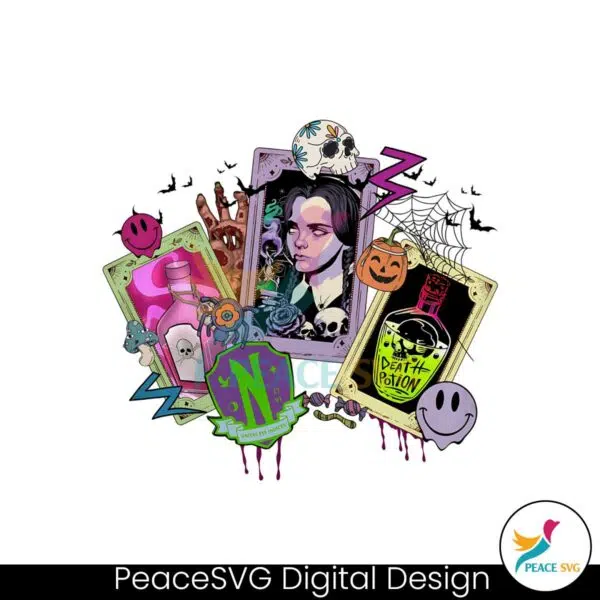 wednesday-halloween-western-addams-family-png-download