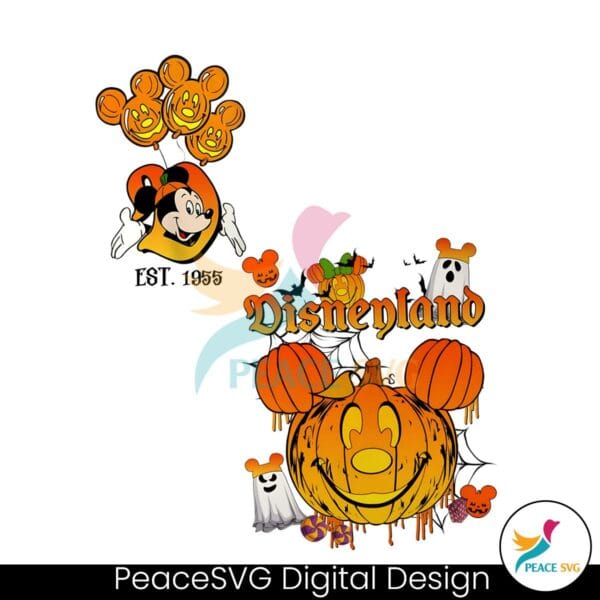 retro-disneyland-halloween-pumpkin-png-download-file