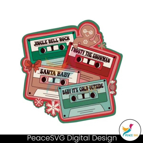 retro-vintage-christmas-music-cassette-svg-digital-file