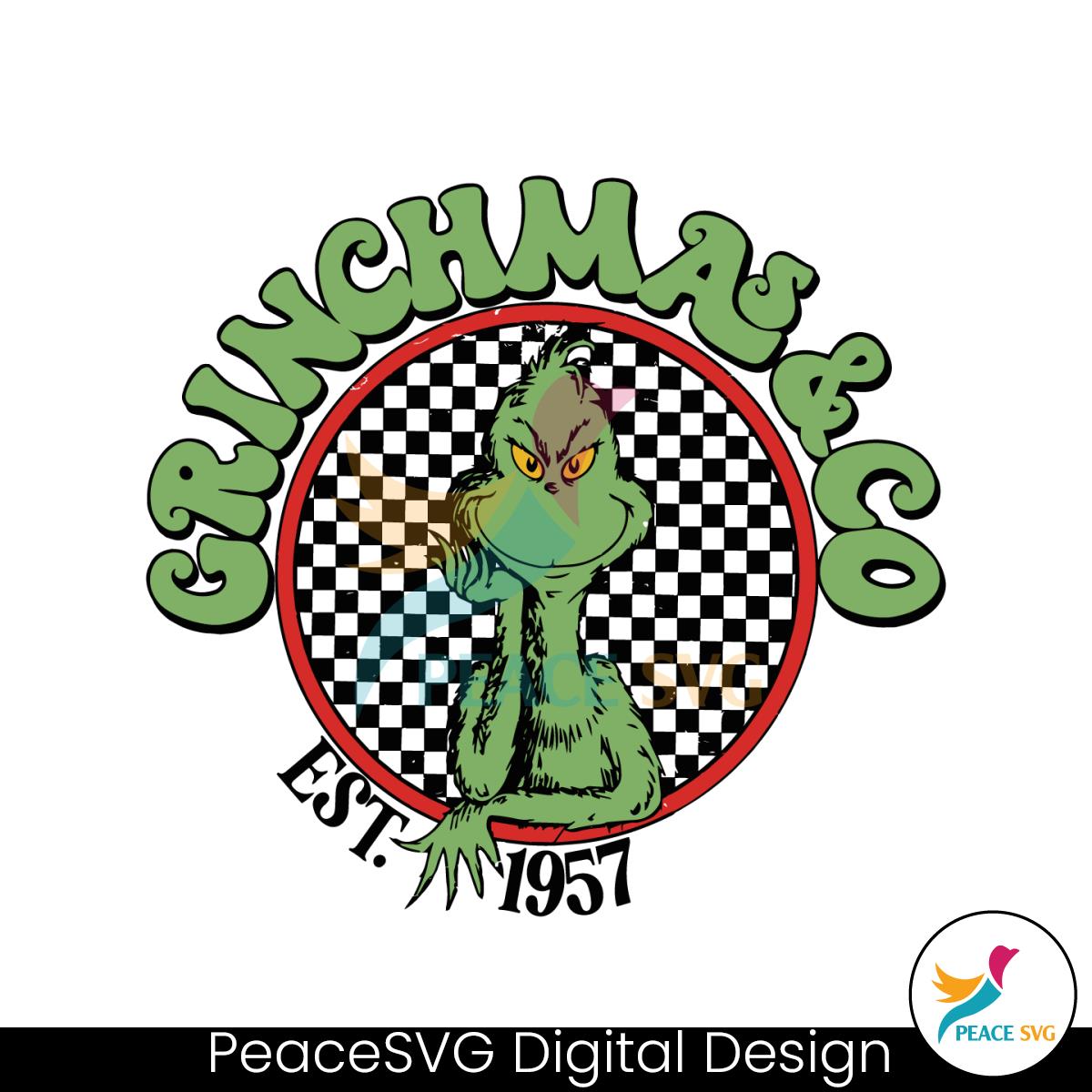 Grinchmas And Co Retro Christmas SVG File For Cricut