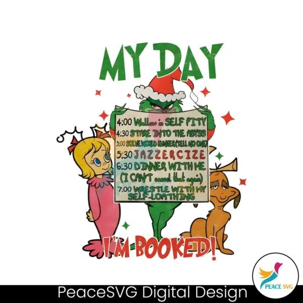 retro-christmas-my-day-im-booked-the-grinch-png-download