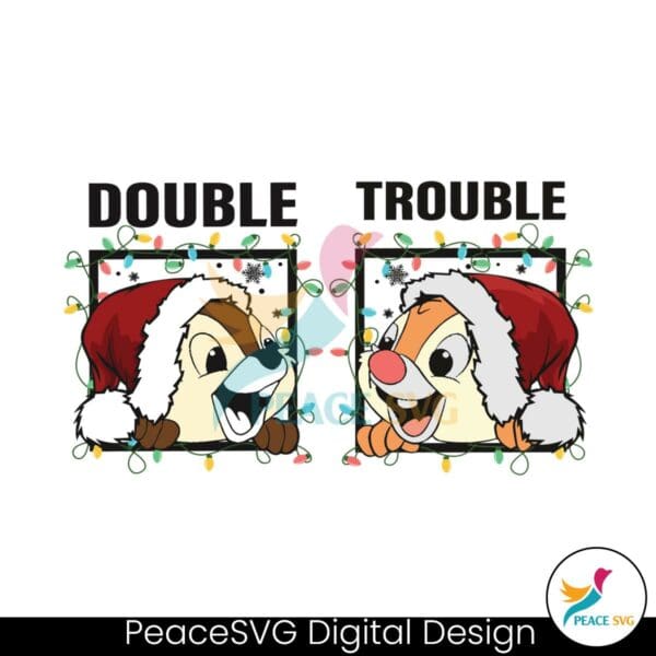 couples-chip-n-dale-double-trouble-christmas-light-svg-file